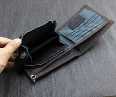 Mens Boys Biker Trucker Wallet With Long Key Chain