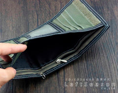 Trifold Star Wallet Coins Purse With Chain Gift
