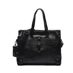 New Men's Leather Office Bag - Stylish and Functional