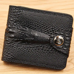 Men's Vintage Style Leather Short Wallet