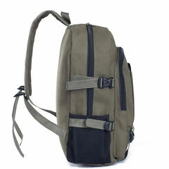 Vintage Canvas Backpack Double Shoulder Satchel Rucksack School Bag