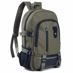 Vintage Canvas Backpack Double Shoulder Satchel Rucksack School Bag