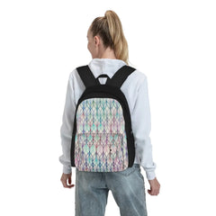 Colored Mermaid's Braids Recycled Man Backpack