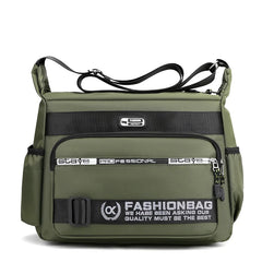 Men's Nylon Shoulder Bag Business Travel Lightweight Crossbody Bag