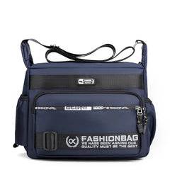 Men's Nylon Shoulder Bag Business Travel Lightweight Crossbody Bag