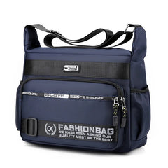 Men's Nylon Shoulder Bag Business Travel Lightweight Crossbody Bag