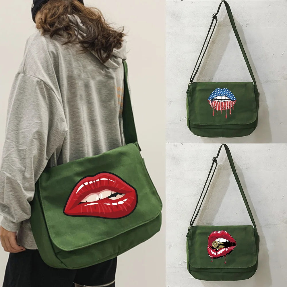 Japanese Retro Messenger Bag Currency Multi-function Shoulder Bag