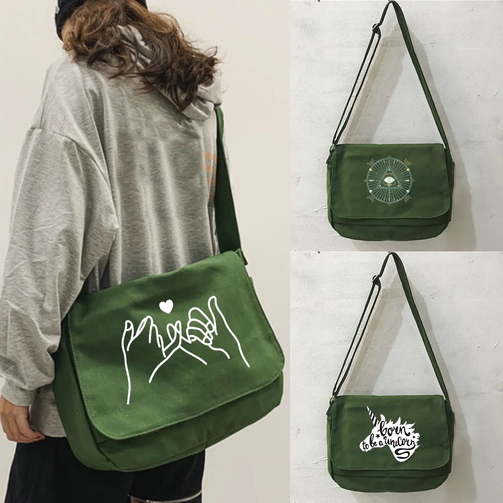 Messenger Bag Currency Multi-function Student Leisure Portable One-shoulder Bags