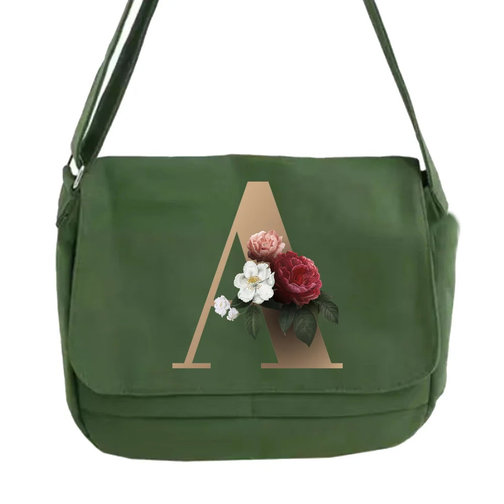 Japanese Multi-function Messenger Bag Art Student Portable One-shoulder Bags