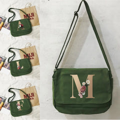 Japanese Multi-function Messenger Bag Art Student Portable One-shoulder Bags