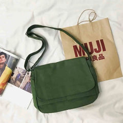 Japanese Messenger Bag Art Print Portable Single-shoulder Bag