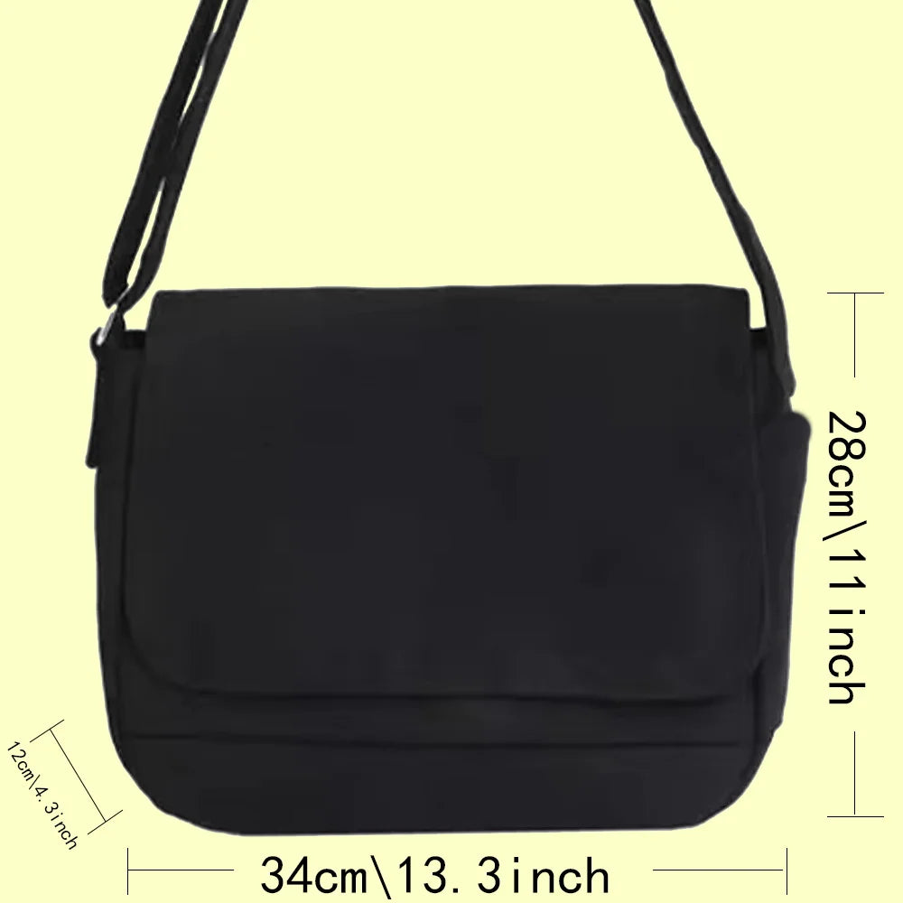 Constellation Pattern Messenger Bag Leisure Style College Youth One-shoulder Bag