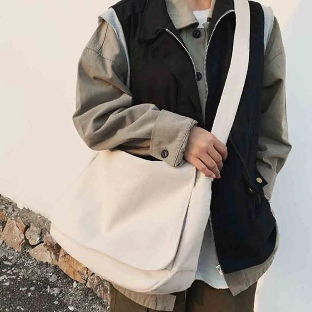 Retro Messenger Bag Female Student Harajuku Style Bear Pattern