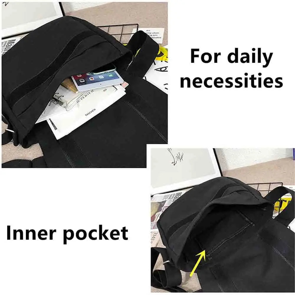 Harajuku College Style Messenger Bag Multi-function Portable One-shoulder Bag
