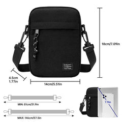 Mini Messenger Bag Crossbody Shoulder Female Bag Phone Pouch Double Layer Purse