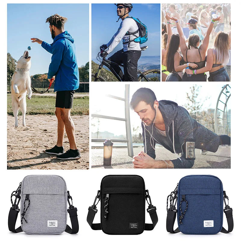 Mini Messenger Bag Crossbody Shoulder Female Bag Phone Pouch Double Layer Purse