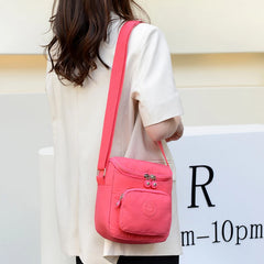 Nylon Messenger Bag for Women, Casual Crossbody Shoulder Handbag for Ladies