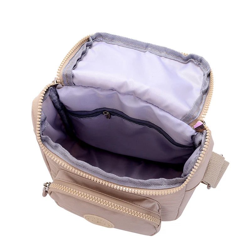 Nylon Messenger Bag for Women, Casual Crossbody Shoulder Handbag for Ladies