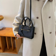 Mini Square Messenger Bag Women Pu Leather Shoulder Handbag