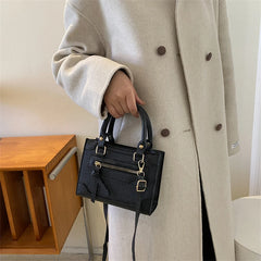 Mini Square Messenger Bag Women Pu Leather Shoulder Handbag