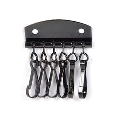 Metal Key Holder Key Row Keyring Organnizer 6 Snap Hook for Leather Craft