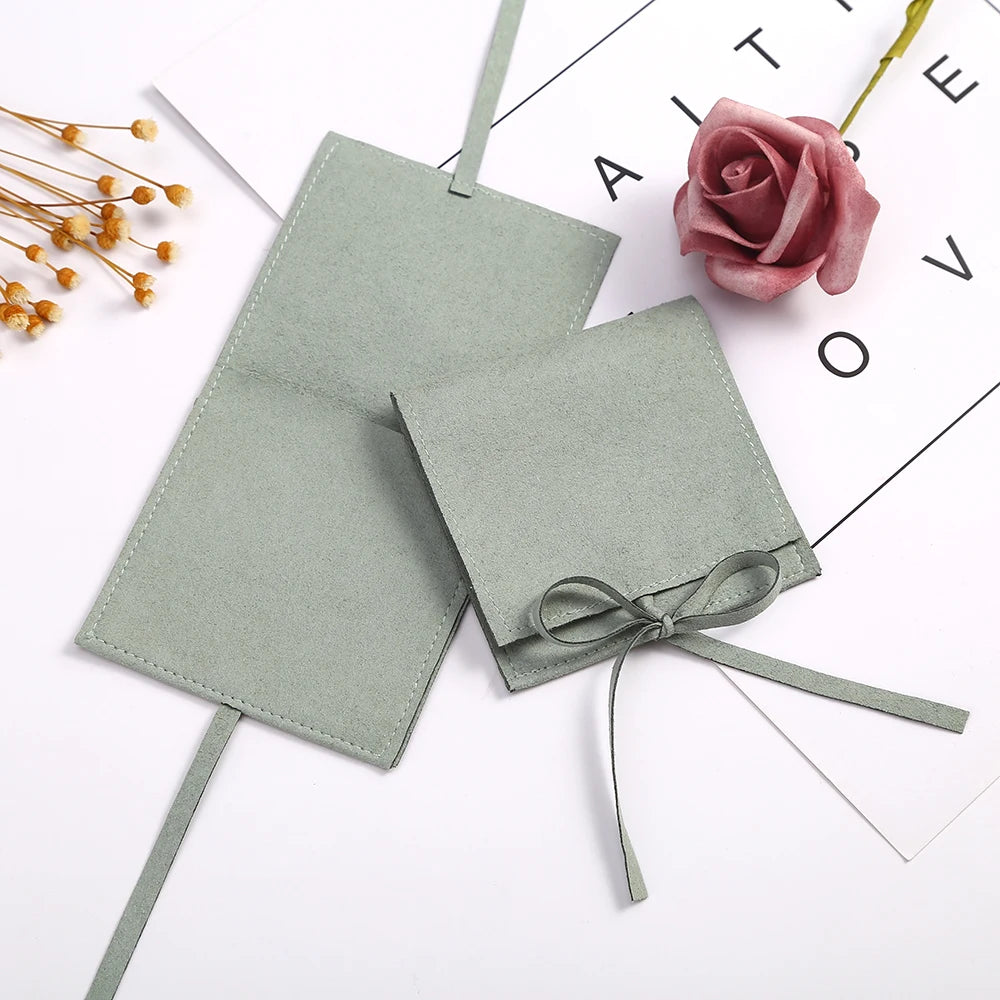 Microfiber Jewelry Small Gift Bag for Rings Earrings Necklace
