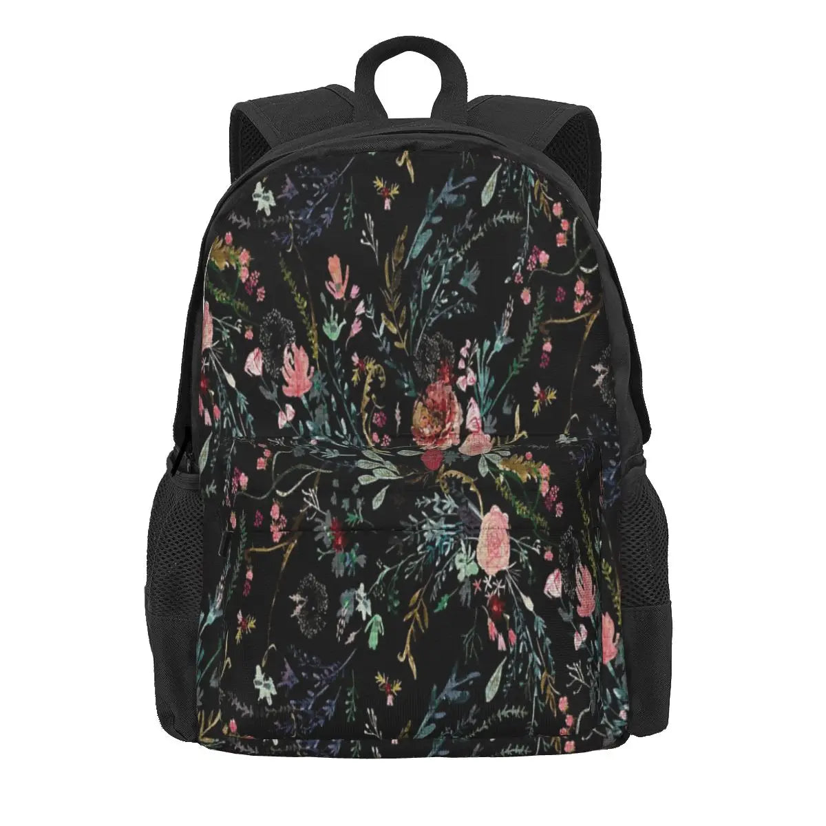 Midnight Floral 3 Backpacks Men's Backpacks Bags For Women Retro Kids