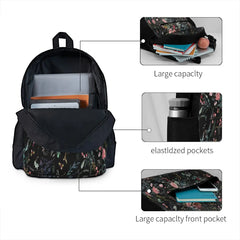 Midnight Floral 3 Backpacks Men's Backpacks Bags For Women Retro Kids