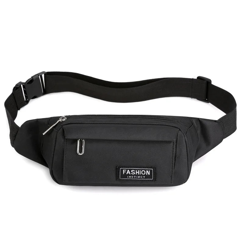 Mihaivin Men Fanny Pack Chest Bag Outdoor Sports Waist Belt Bag