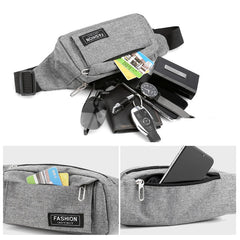 Mihaivin Men Fanny Pack Chest Bag Outdoor Sports Waist Belt Bag