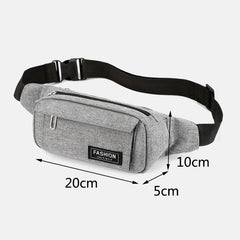 Mihaivin Men Fanny Pack Chest Bag Outdoor Sports Waist Belt Bag
