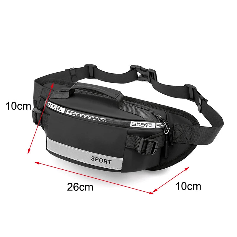 Nylon Waterproof Waist Pack for Men Women