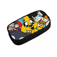 Mikecrack Pen Box Student School Anime Zipper Pen Bag Child Stationery Bag