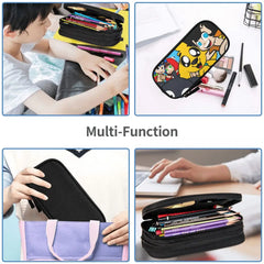 Mikecrack Pen Box Student School Anime Zipper Pen Bag Child Stationery Bag