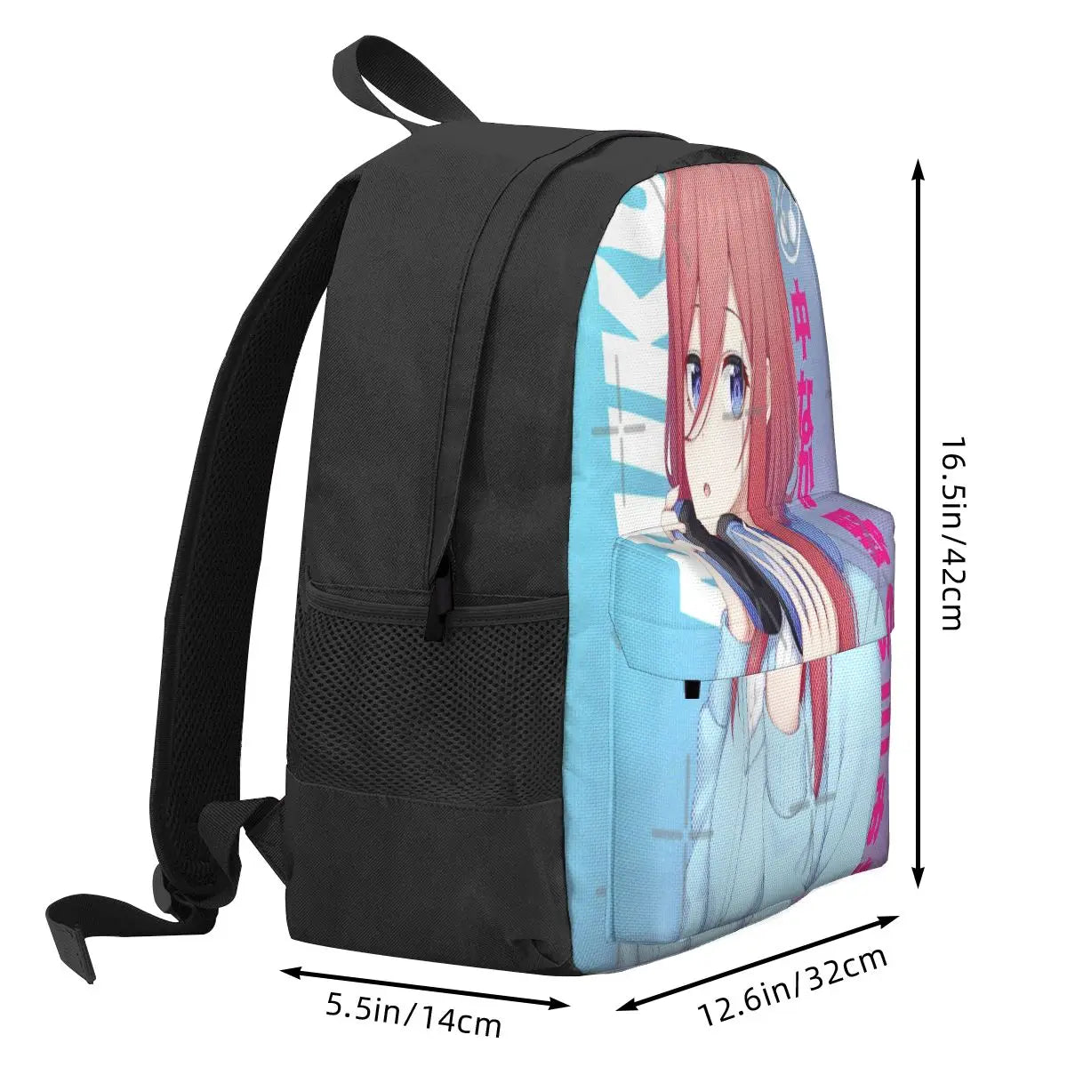 Miku Nakano Waifu Backpacks Men Women Kpop School Bags Boys