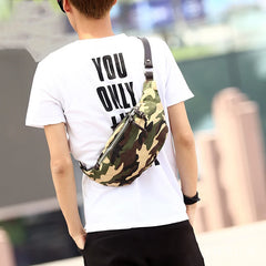 Camouflage Waist Bag Fanny Pack Men Women Canvas