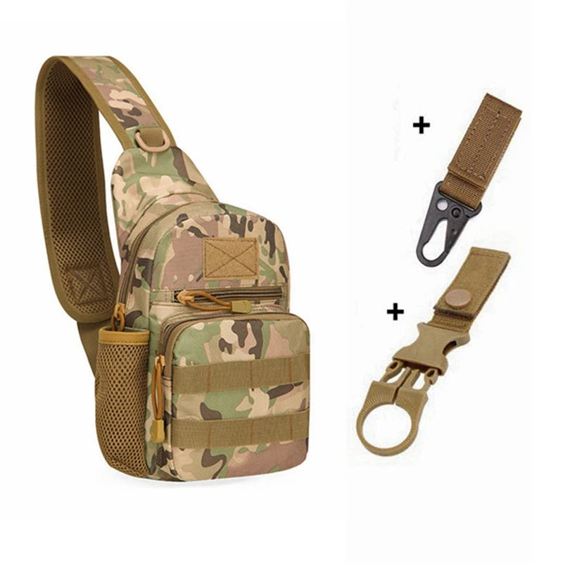 Military Tactical Shoulder Bag Men Hiking Backpack Nylon Outdoor