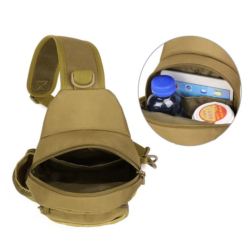 Military Tactical Shoulder Bag Men Hiking Backpack Nylon Outdoor