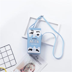 Orange Box Printing Shoulder Bag for Women Girls Mini Crossbody Bag