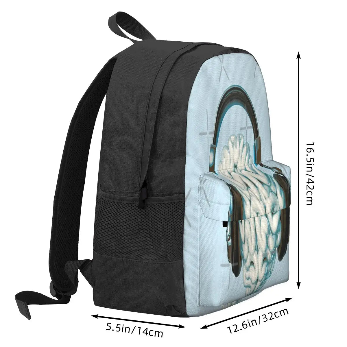 Mind Music Connection Backpacks Women Men School Bags