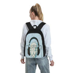 Mind Music Connection Backpacks Women Men School Bags
