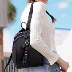 Plaid Mini Backpack Crossbody Bag for Teenage Girl Shoulder Phone Purse