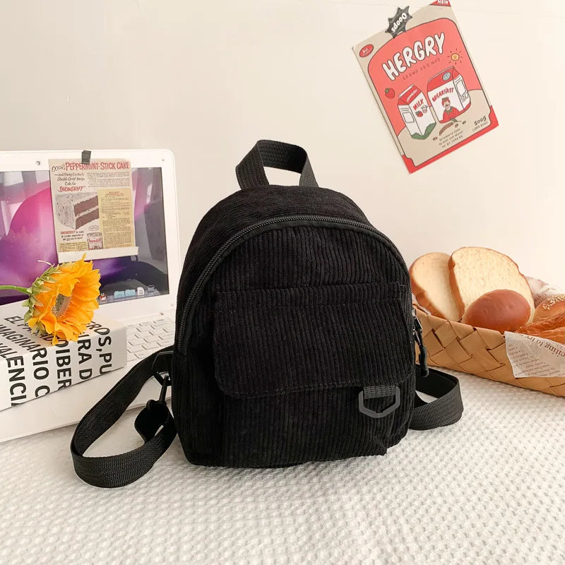 Mini Backpack Instagram Little Makeup Bag Velvet Texture