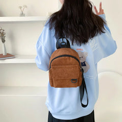 Mini Backpack Instagram Little Makeup Bag Velvet Texture