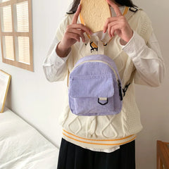 Mini Backpack Instagram Little Makeup Bag Velvet Texture