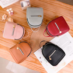 Mini Backpack Travel Rucksack Women Shoulders Small Backpack Letter Purse