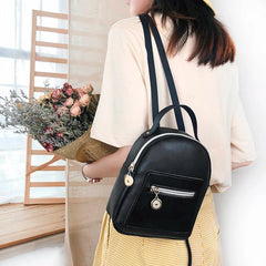 Mini Backpack Travel Rucksack Women Shoulders Small Backpack Letter Purse