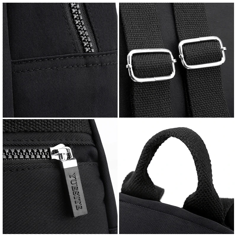 Waterproof Nylon Mini Backpack for Women Small Shopping Bag