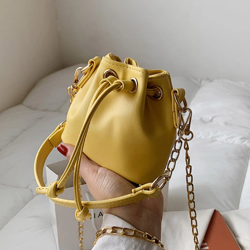 Mini PU Leather Crossbody Bag Totes Women's Handbag