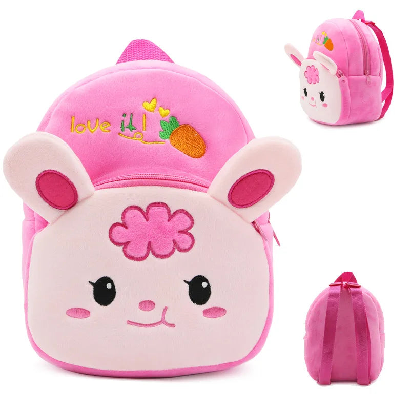 Mini Kids Plush Backpacks Baby Toy Schoolbag Student Kindergarten Backpack